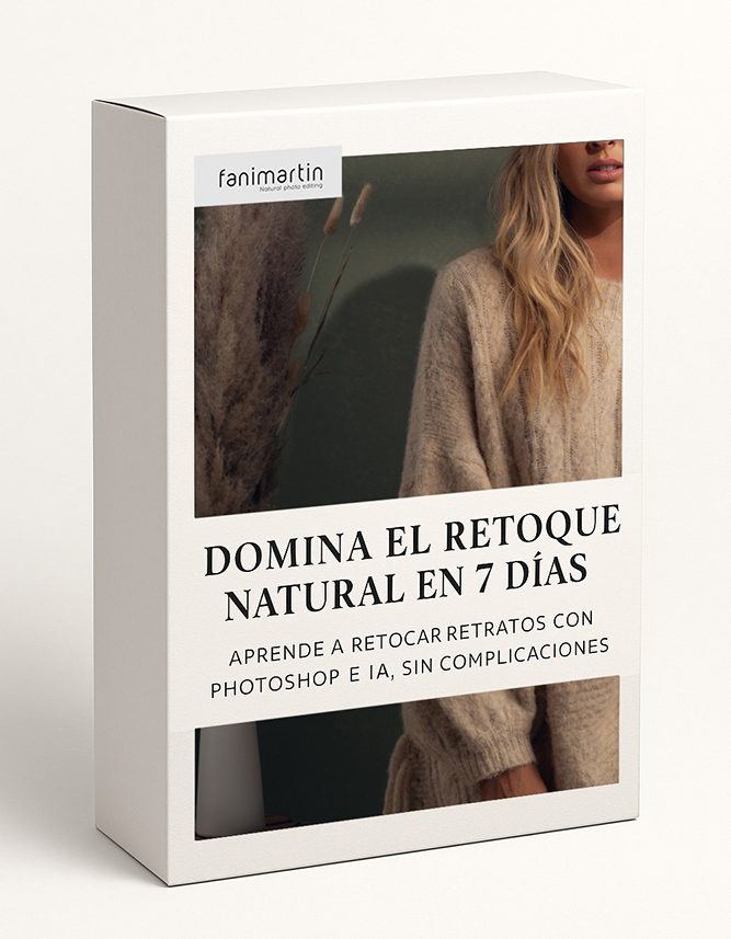 Caja del curso de retoque de retrato profesional