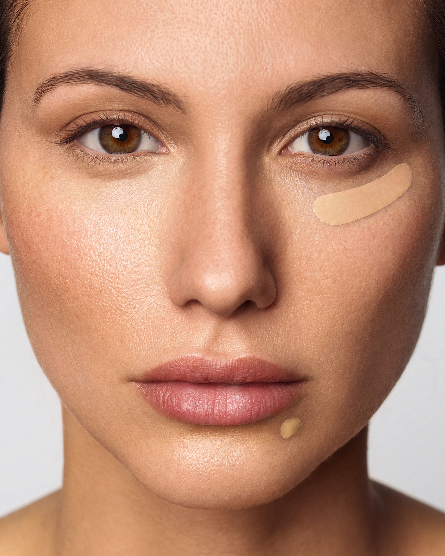 Beauty Photo-Woman face macro